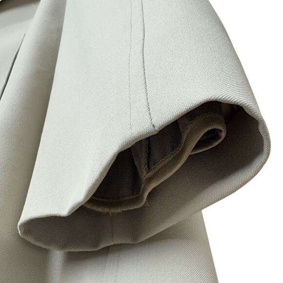 Men’s Vintage Khaki London Fog Trench Coat - Size 40 Regular - Picture 7 of 10